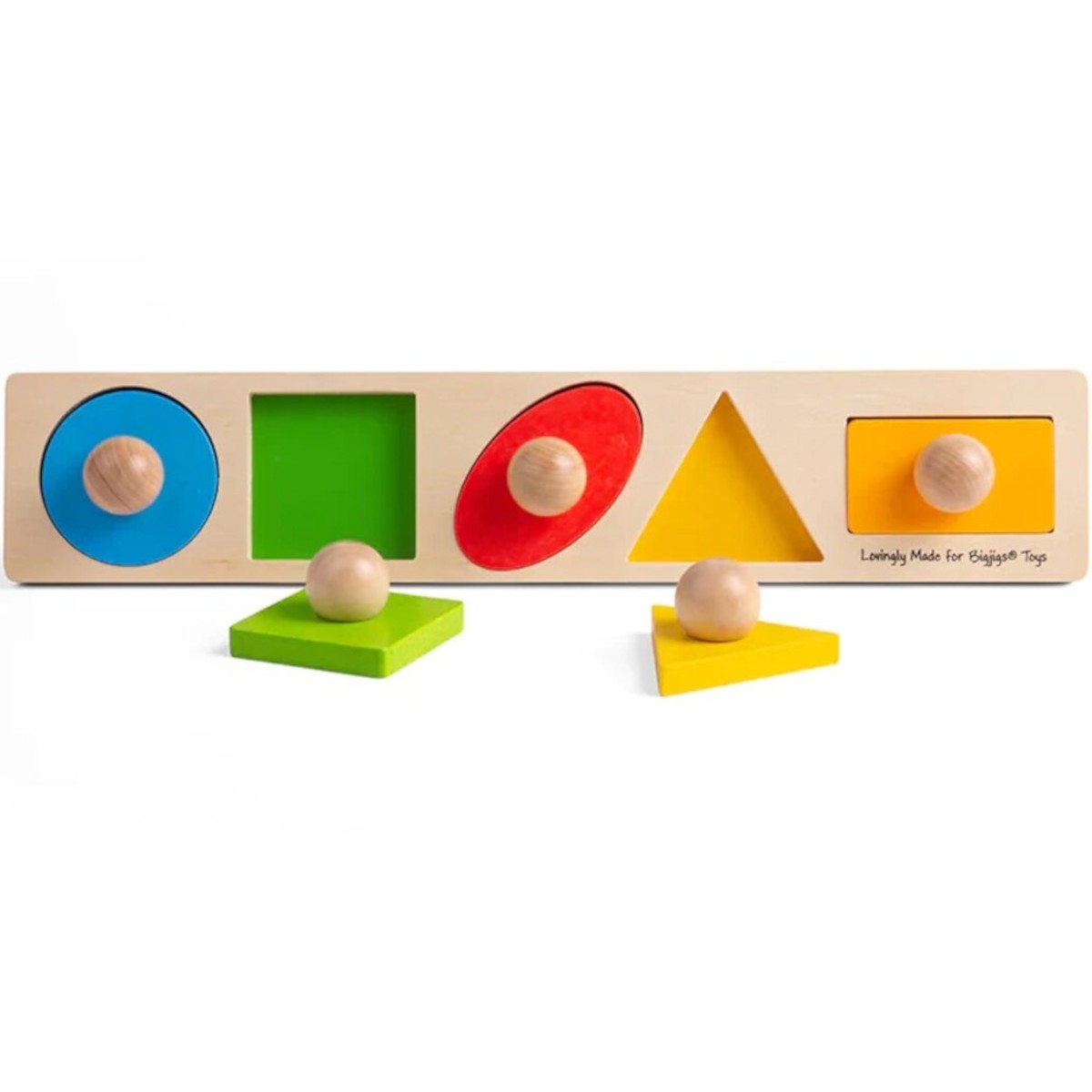 Układanka i sorter kształtów i kolorów +12mc BigJigs | Dadum