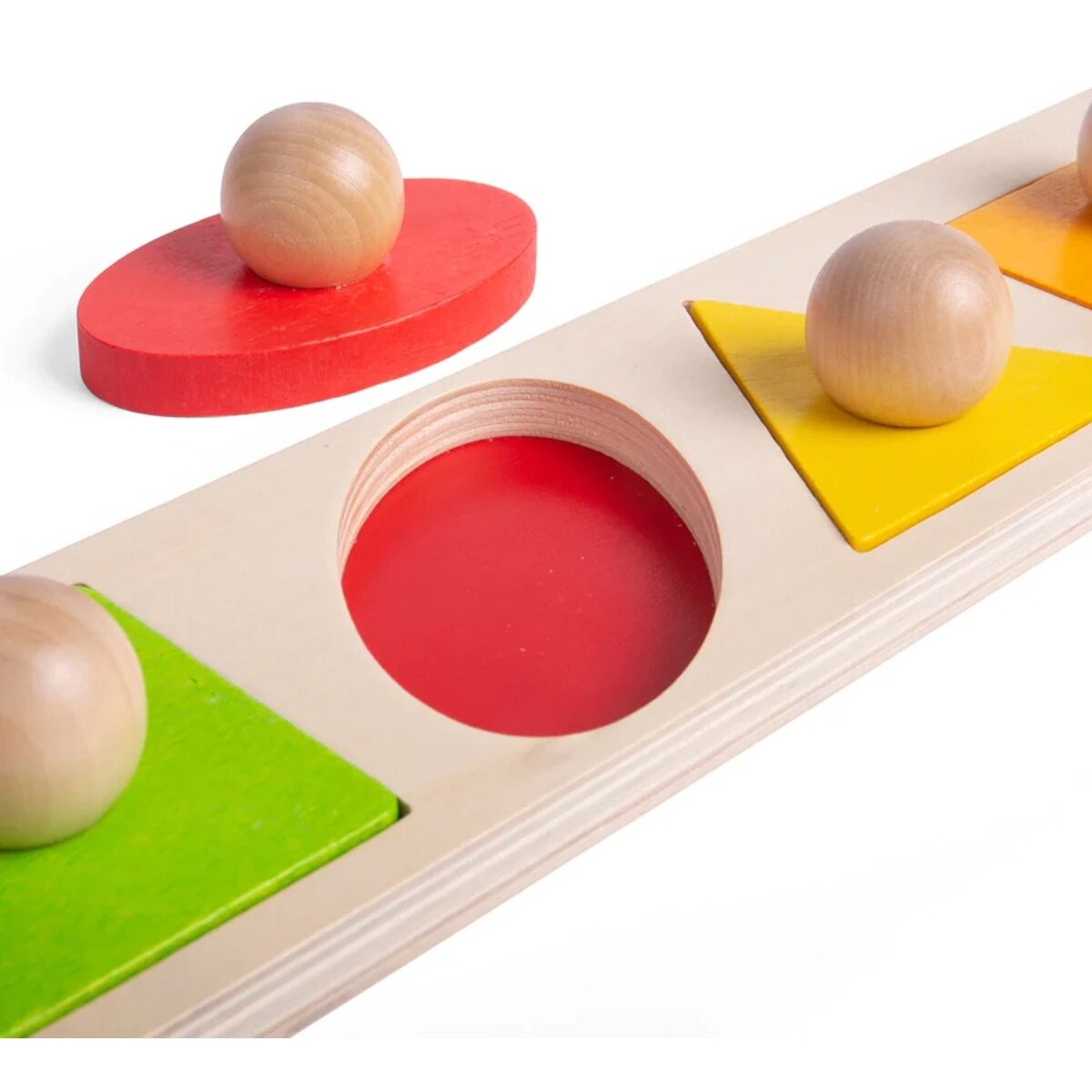 Układanka i sorter kształtów i kolorów +12mc BigJigs | Dadum