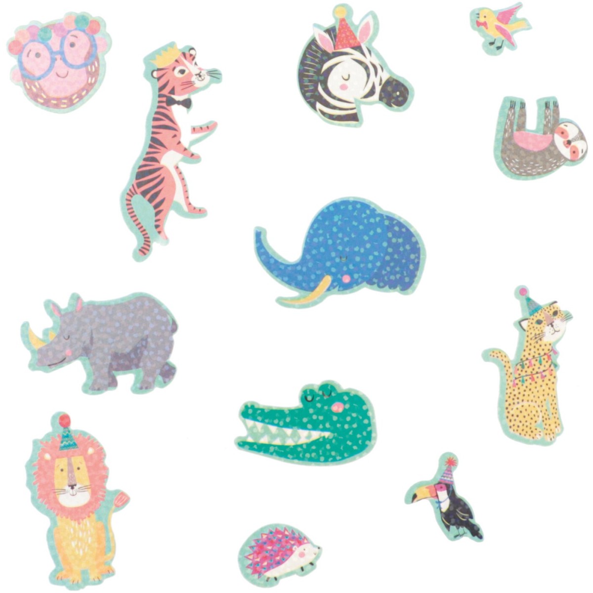 Książeczka z 186 naklejkami Zwierzęta +3 | Dadum Kraków