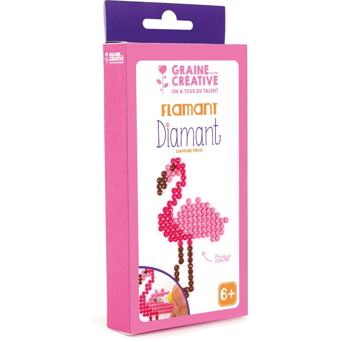 Naklejka diamentowa mozaika Flaming +6 Graine Creative| Dadum Kraków