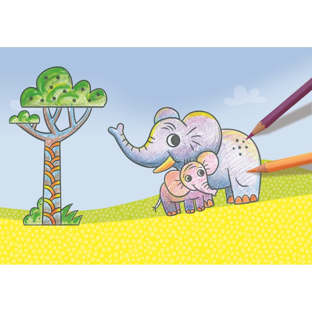 Sawanna stempelki piankowe dla dzieci +4, Crea Lign' | Dadum Kraków