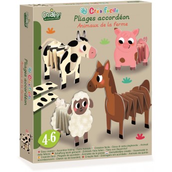 Crea Lign' origami akordeonowe Farma dla dzieci | Dadum