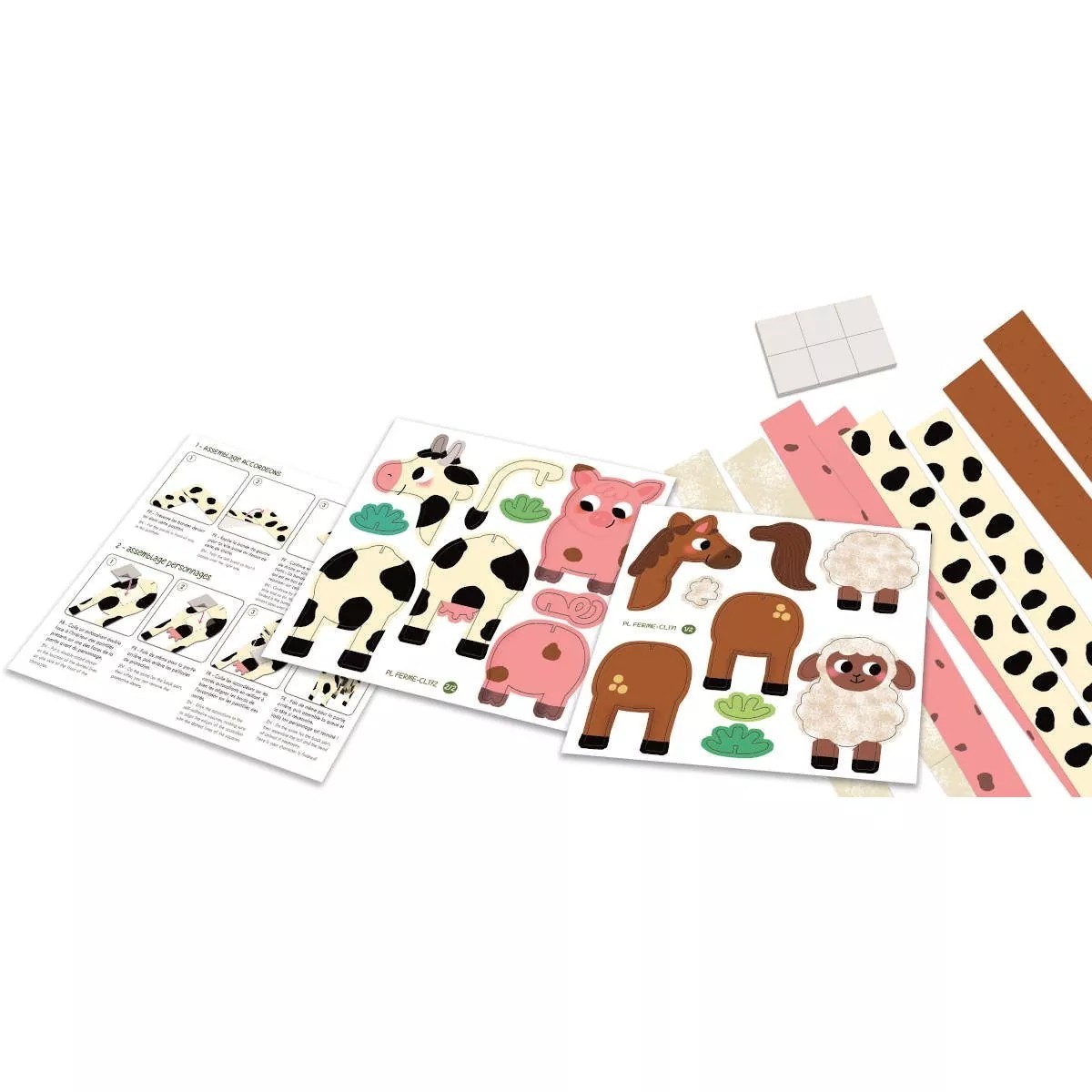 Crea Lign' origami akordeonowe Farma dla dzieci | Dadum