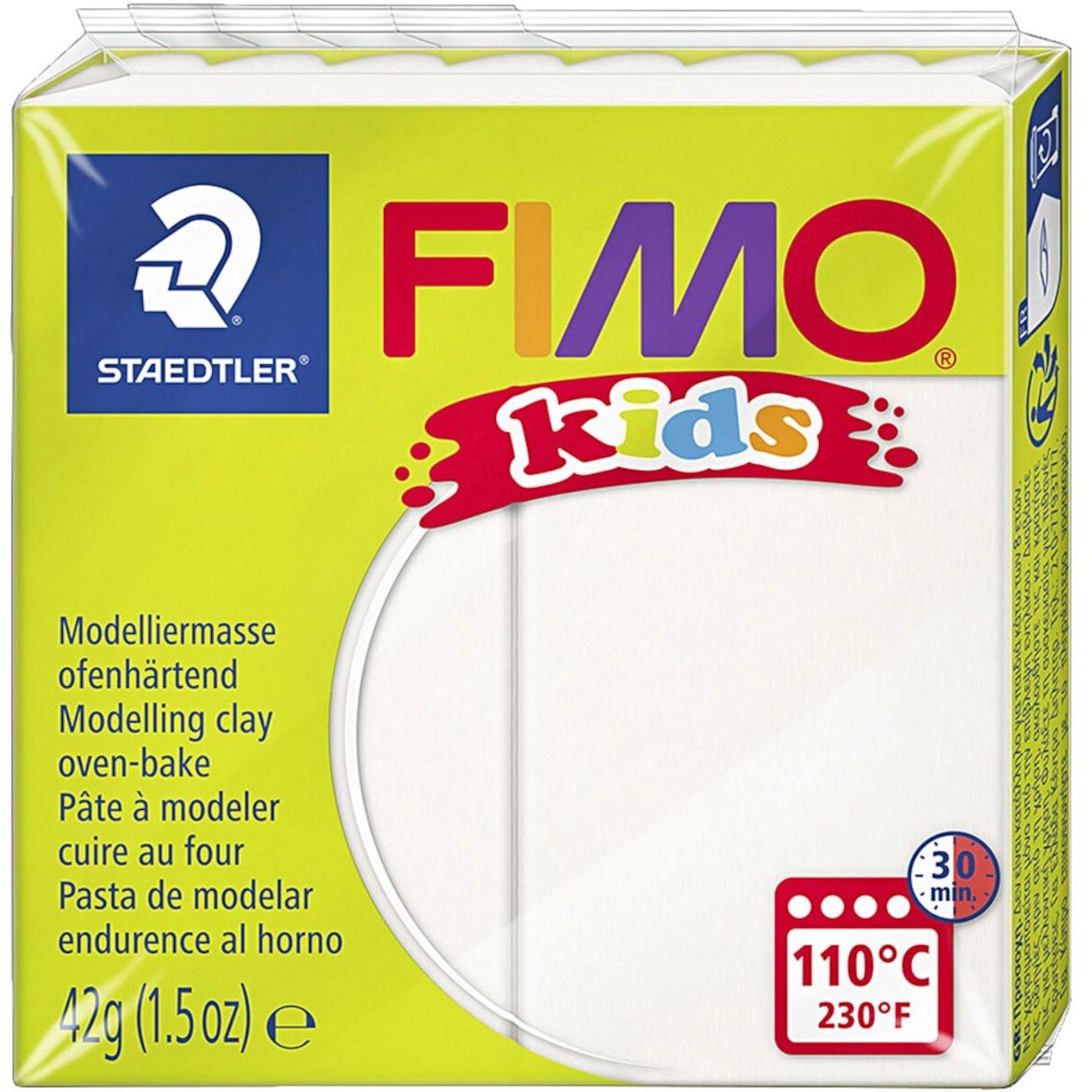 FIMO® Kids glina polimerowa 42 g - biała