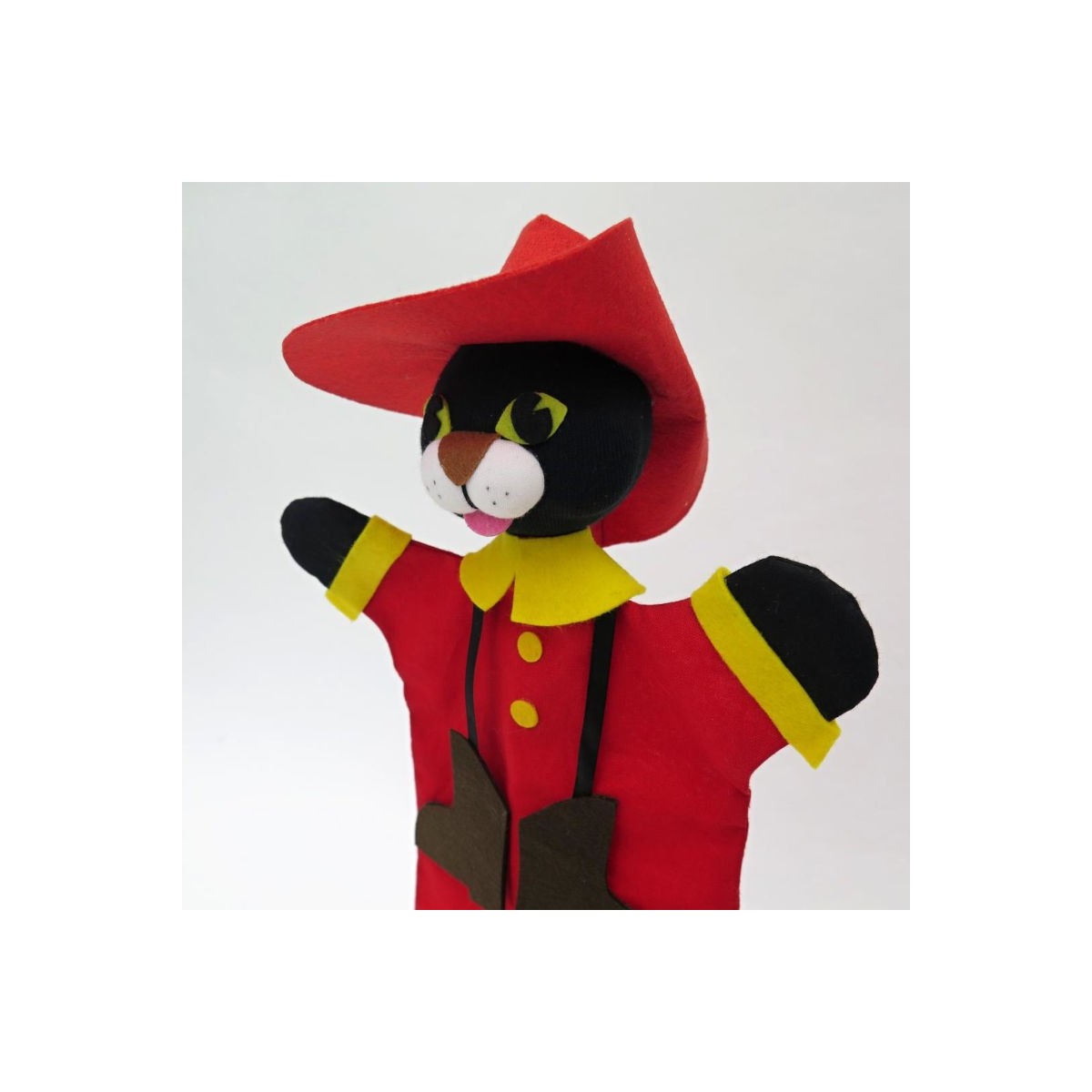 Pacynka na rękę Kot w Butach 34cm do teatrzyku +3 | Dadum