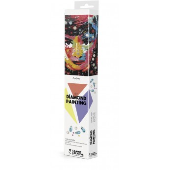 Haft diamentowy Audrey - fasetowane diamenciki XXL, Graine Creative