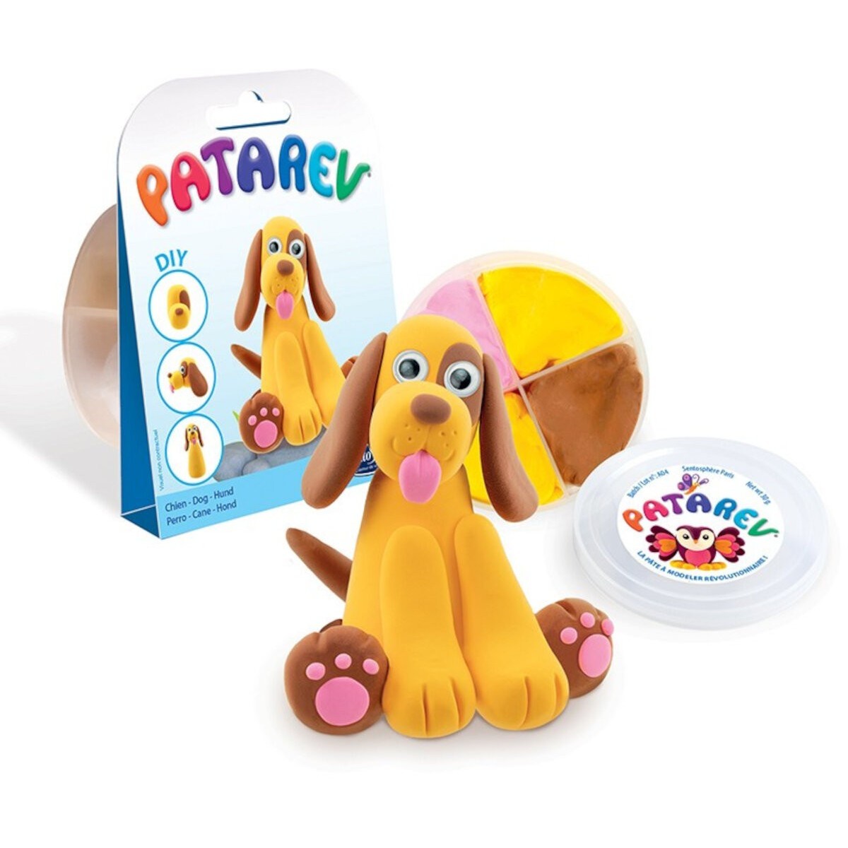 Piesek do robienia z masy plastycznej Patarev