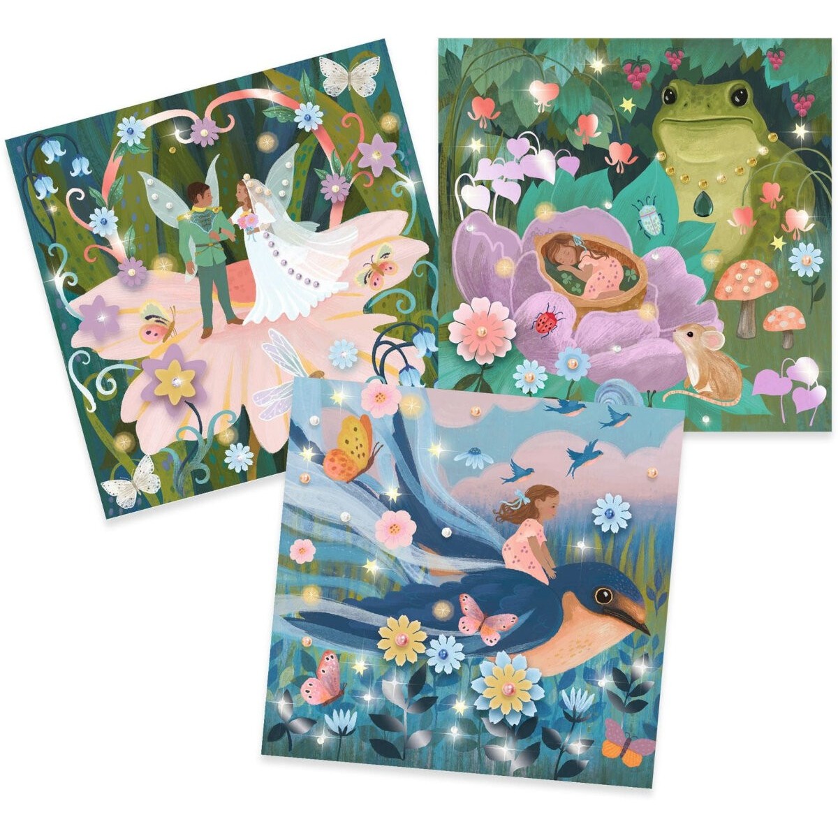 Djeco Zestaw artystyczny 4w1 Calineczka +6