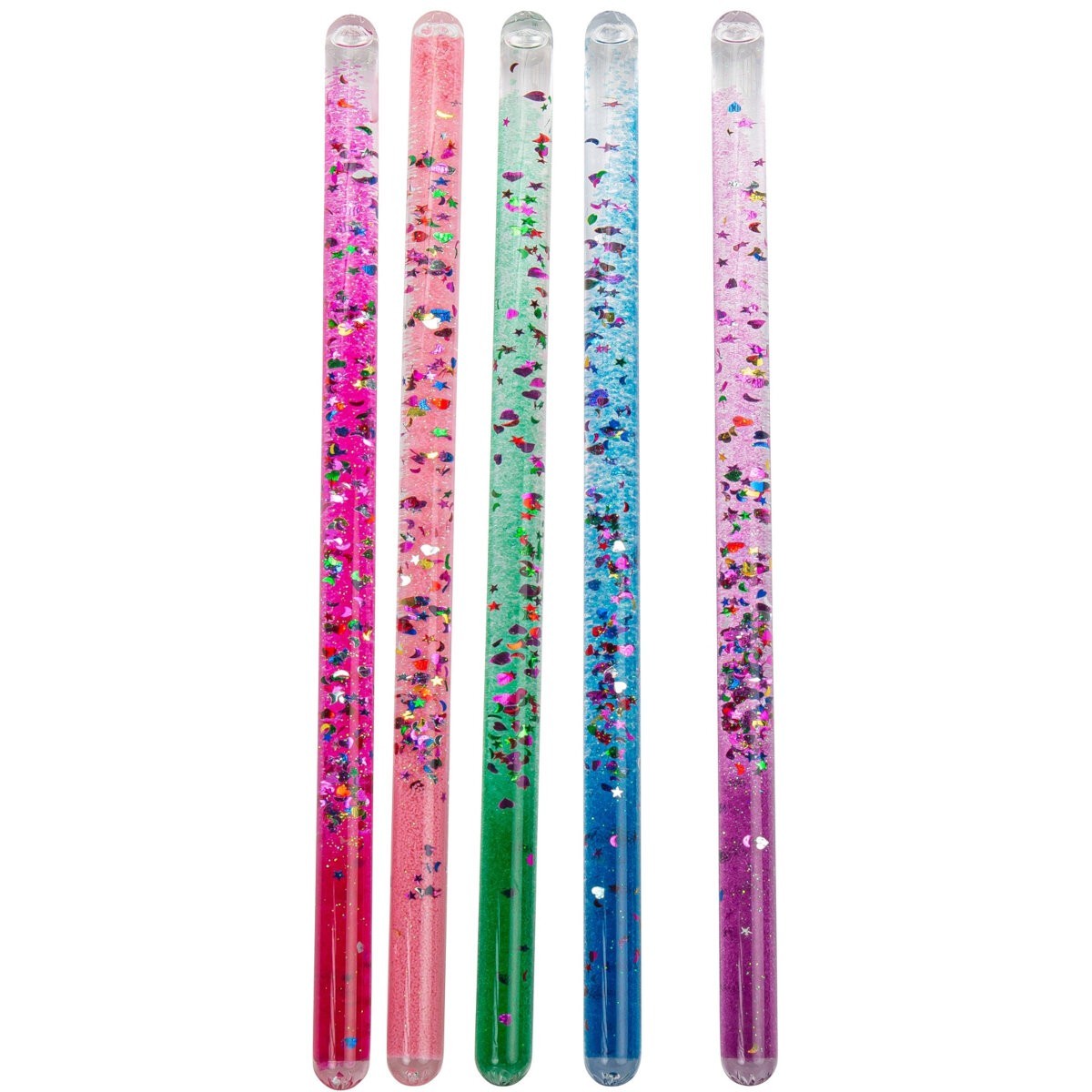 MAGIC WAND with Sand & Flakes (Set of 5) - Vintage Toy