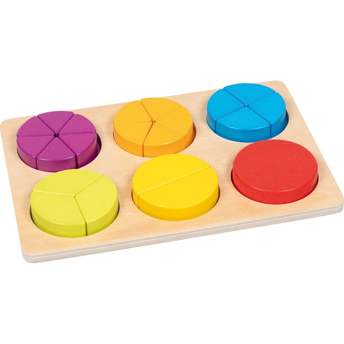 Goki Kolorowa układanka do nauki ułamków | Dadum Kraków