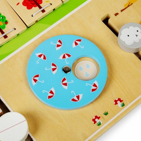 BigJigs Edukacyjna tablica pogodowa dla dzieci +2 BigJigs Edukacyjna tablica pogodowa dla dzieci +2
