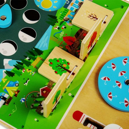 BigJigs Edukacyjna tablica pogodowa dla dzieci +2 BigJigs Edukacyjna tablica pogodowa dla dzieci +2