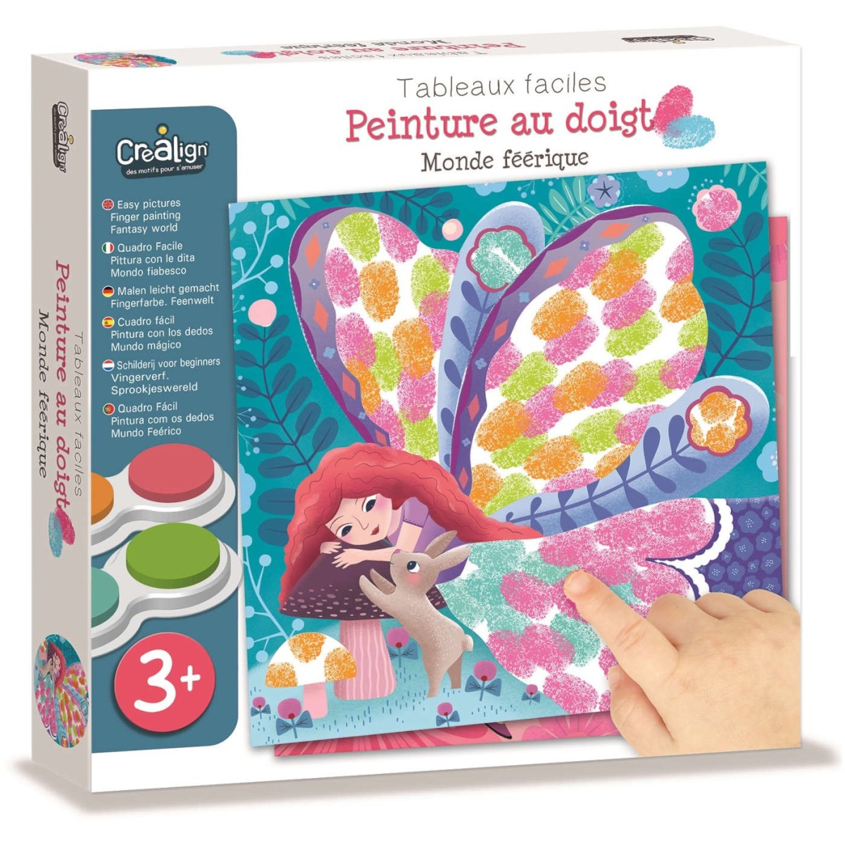 Malowanie palcami Wróżki zabawka plastyczna, Crea Lign' | Dadum