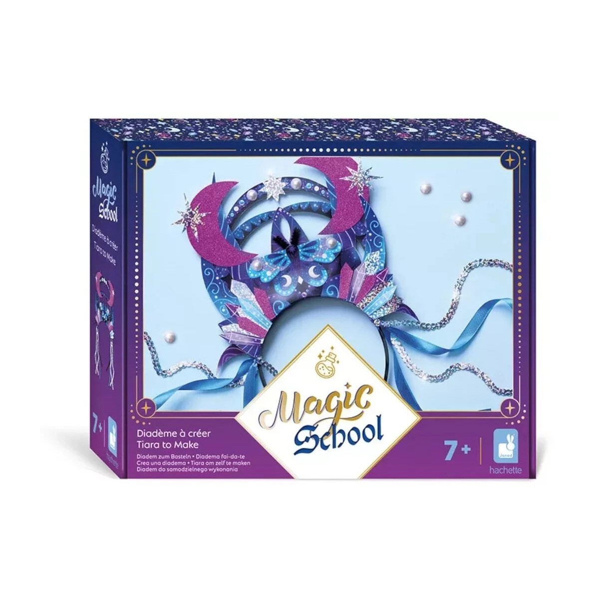 Janod Zestaw kreatywny Tiara do samodzielnego wykonania Magic School 7+ | Dadum Kraków