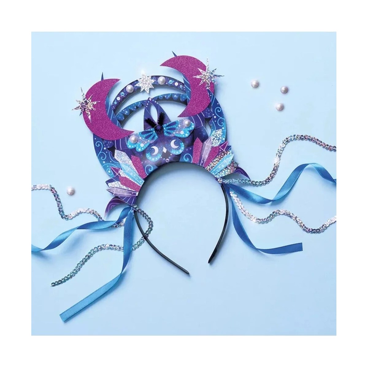 Janod Zestaw kreatywny Tiara do samodzielnego wykonania Magic School 7+ | Dadum Kraków