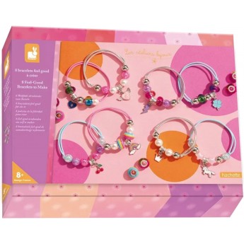 Janod Zestaw do tworzenia bransoletek szczęścia +8 | Dadum