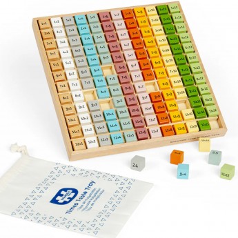 Tabliczka mnożenia do 144 drewniana Scandi, BigJigs | Dadum