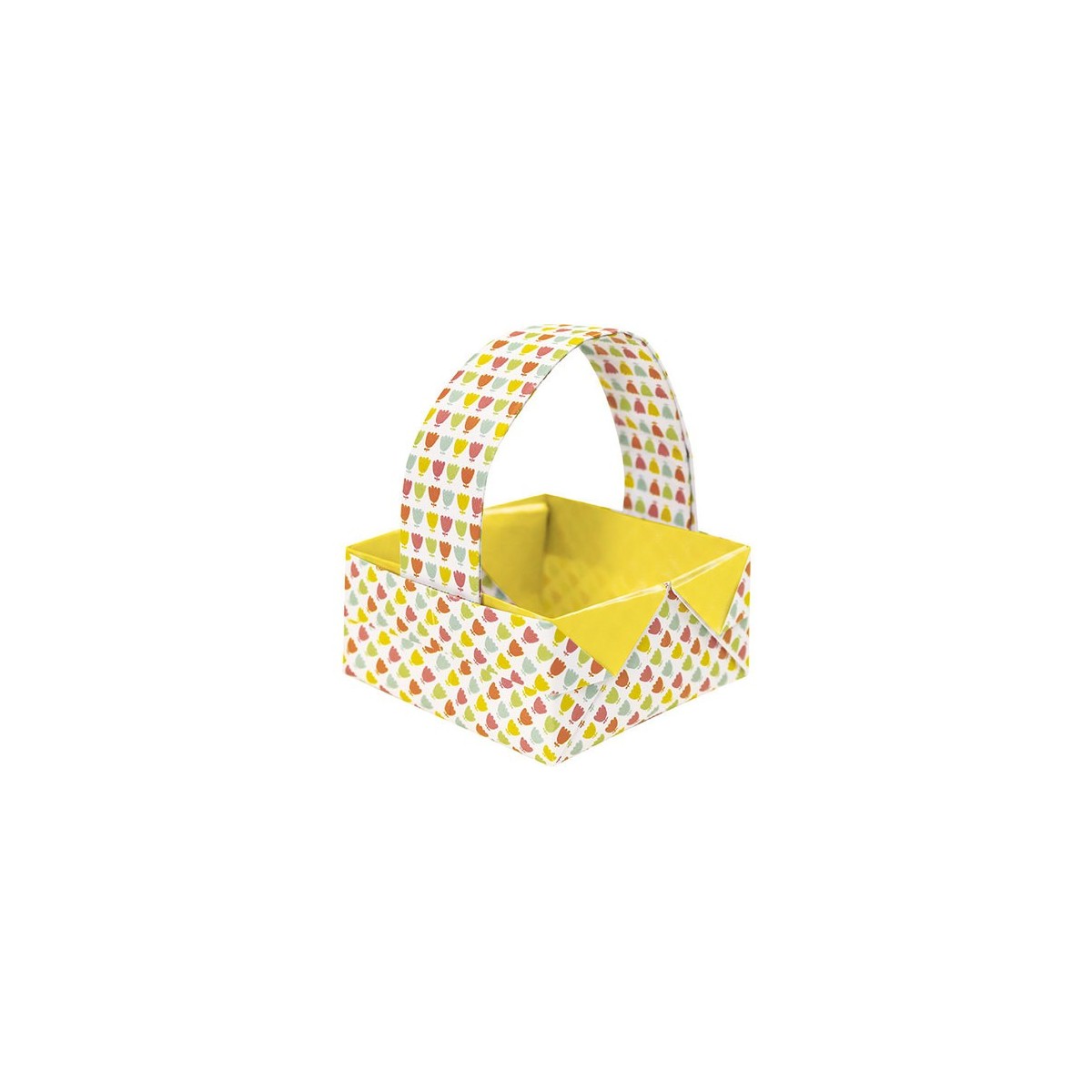 Papier origami Wielkanoc 20x20cm 60 arkuszy i naklejki