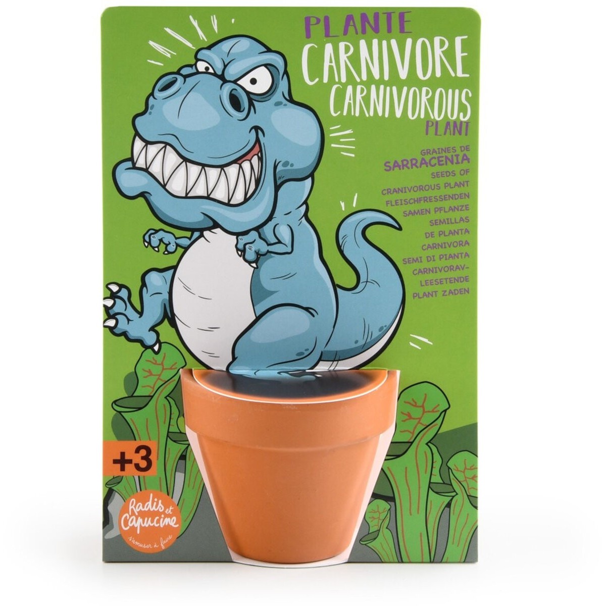 Roślina Owadożerna dla T-Rexa do uprawy, Radis et Capucine