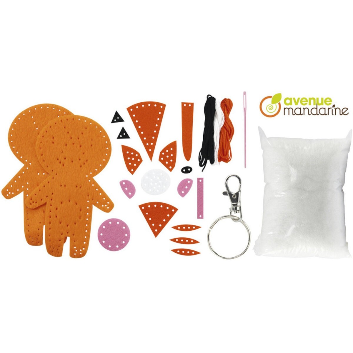 Zestaw do nauki szycia Brelok Lisek Elliott +7