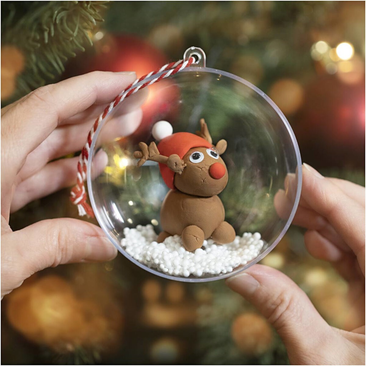 Bombka choinkowa Renifer do robienia +6, Creotime