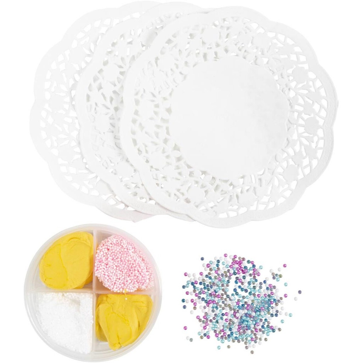 Pączki z masy do modelowania z perłami +6, Creativ