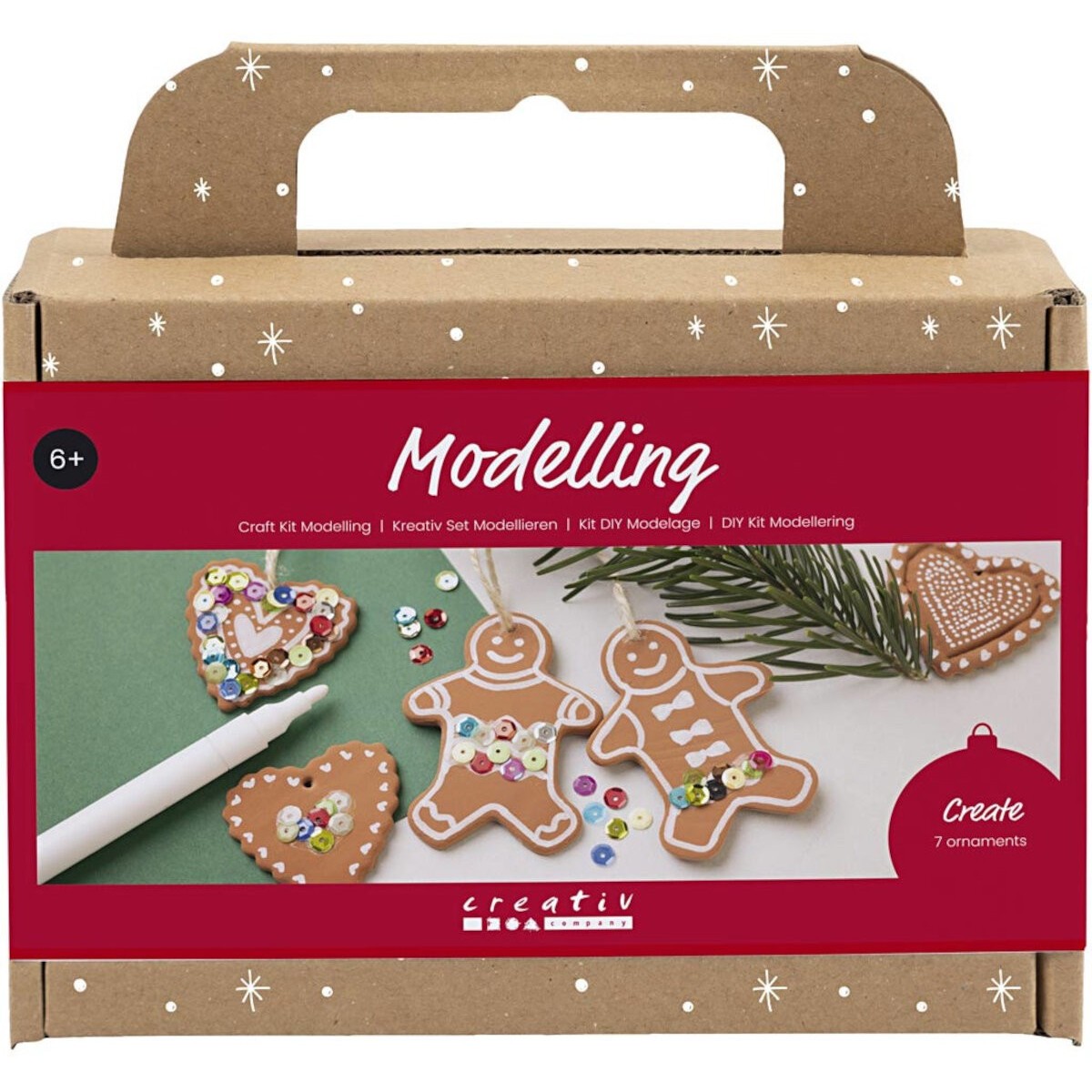 Craft Kit Modelling, Small cake figures, medium