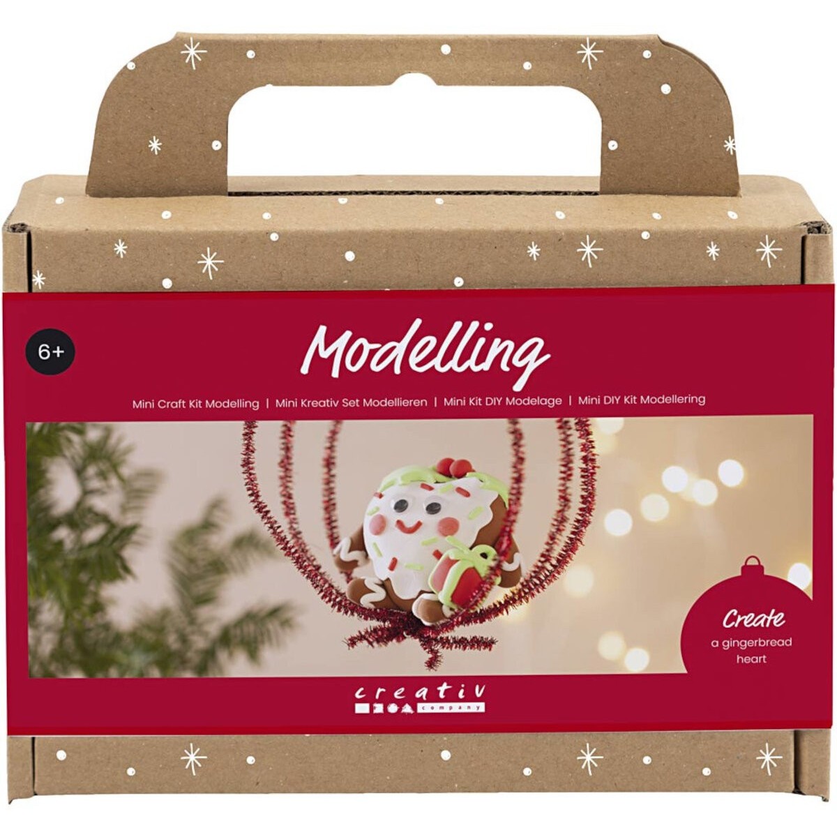 Mini Craft Kit Modelling, Heart-shaped Christmas
