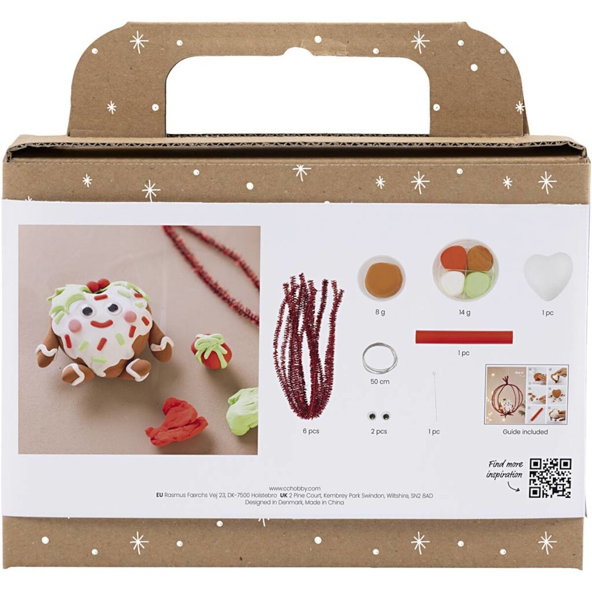 Mini Craft Kit Modelling, Heart-shaped Christmas