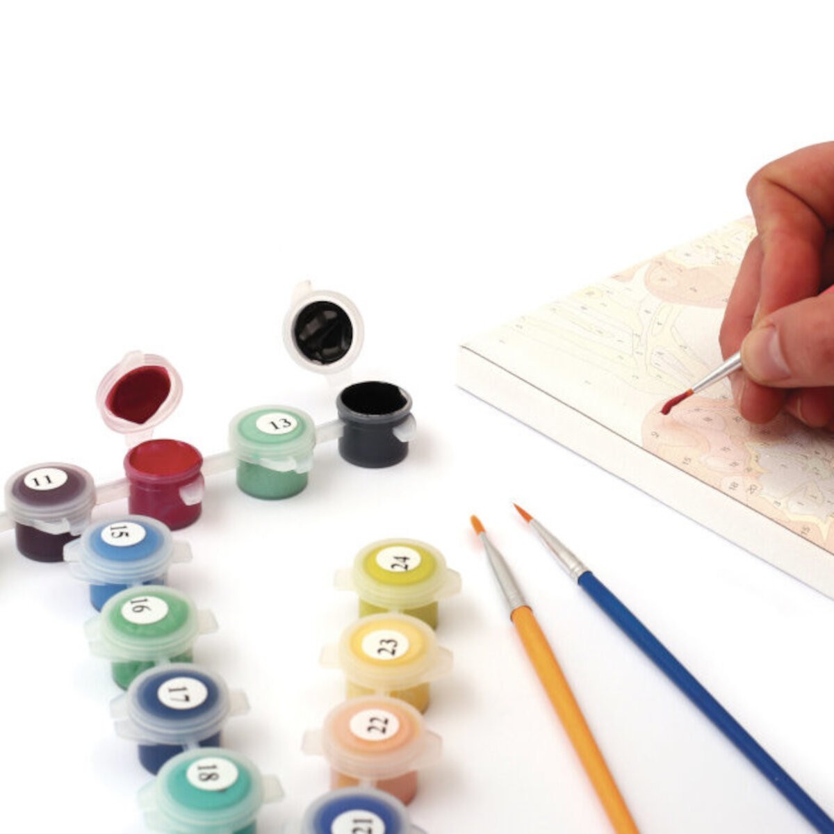 Malowanie po numerach "Bukiet" płótno na blejtramie 30x40