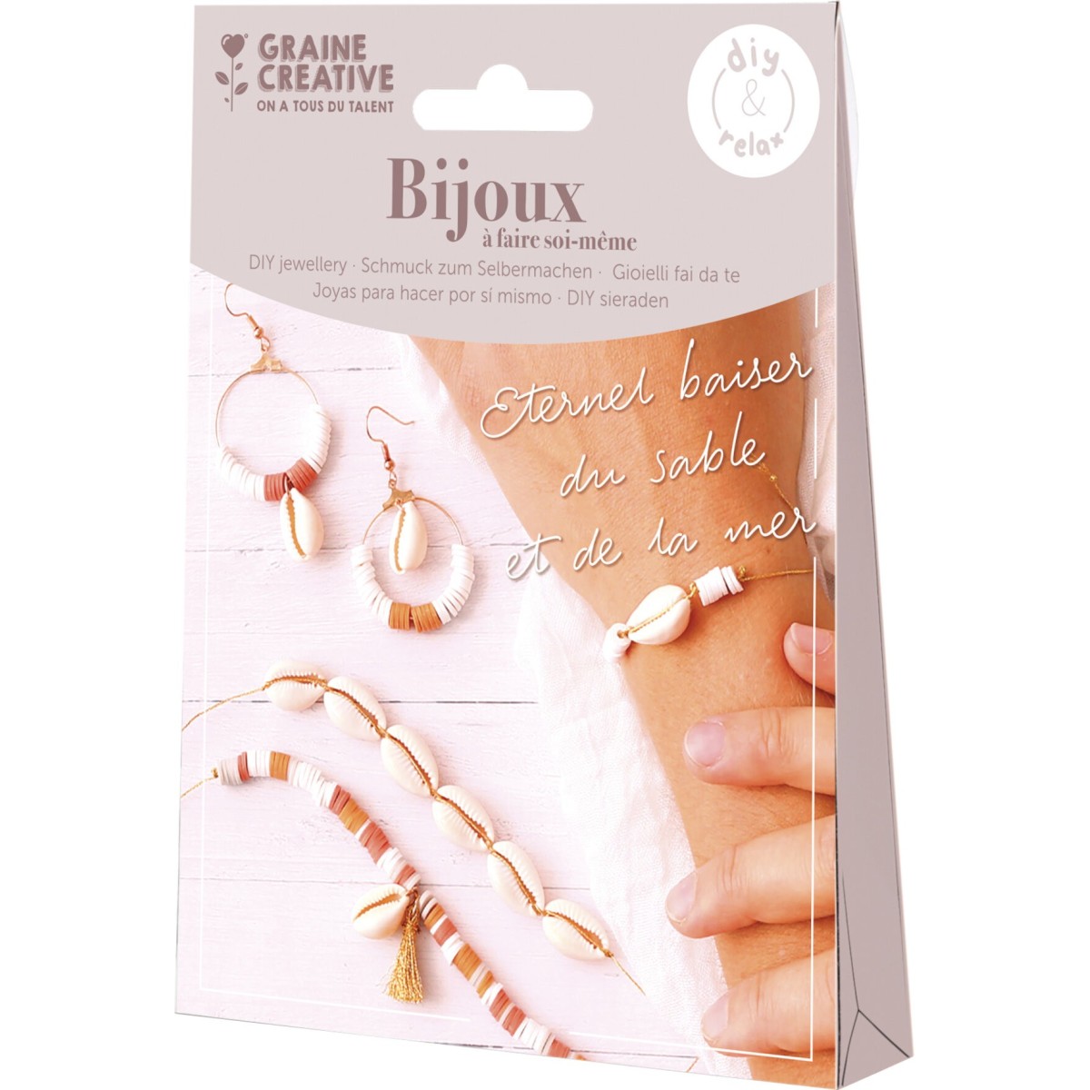 Komplet biżuterii Heishi DIY do robienia, Graine Creative