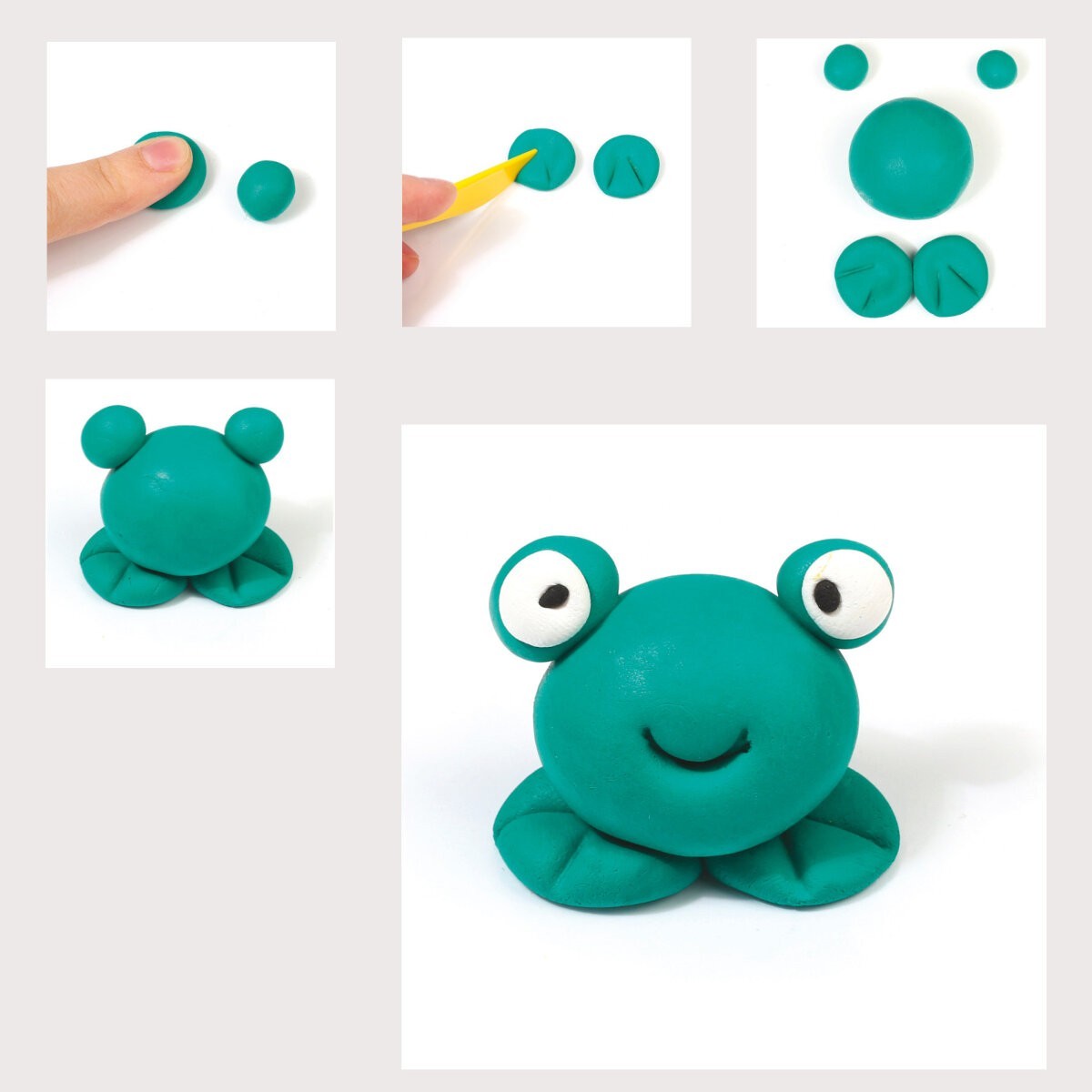 Pen'do 6x30g Zestaw z Masą do tworzenia kredek, Graine Creative