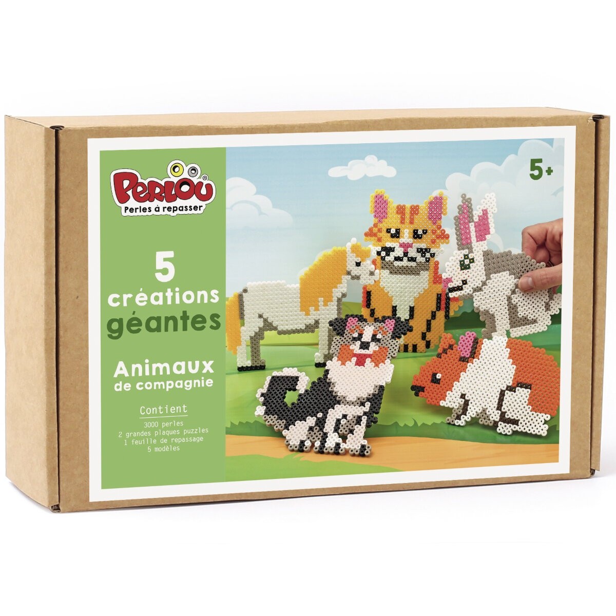 Zwierzęta Domowe z koralików do prasowania +5, Graine Creative