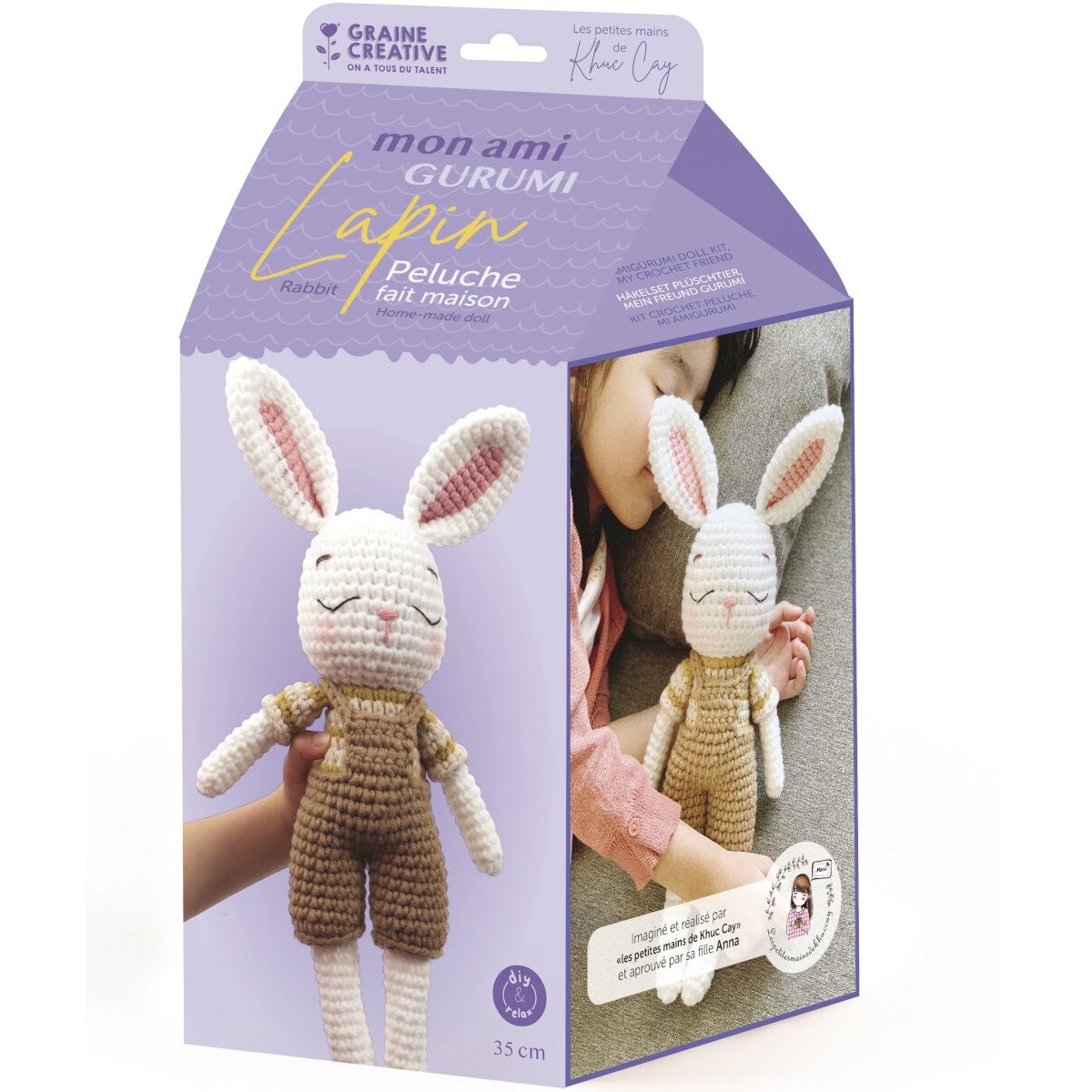 kit mon ami gurumi lapin