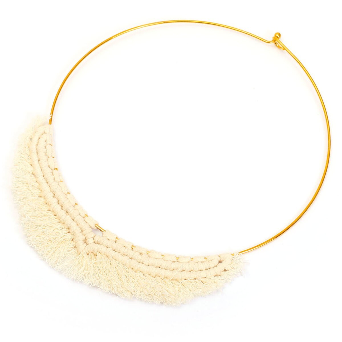 Naszyjnik Boho do robienia z makramy, Graine Creative