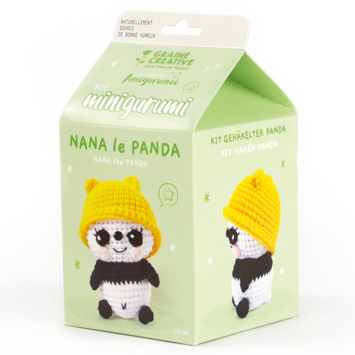 Zestaw do szydełkowania Panda Amigurumi 10cm