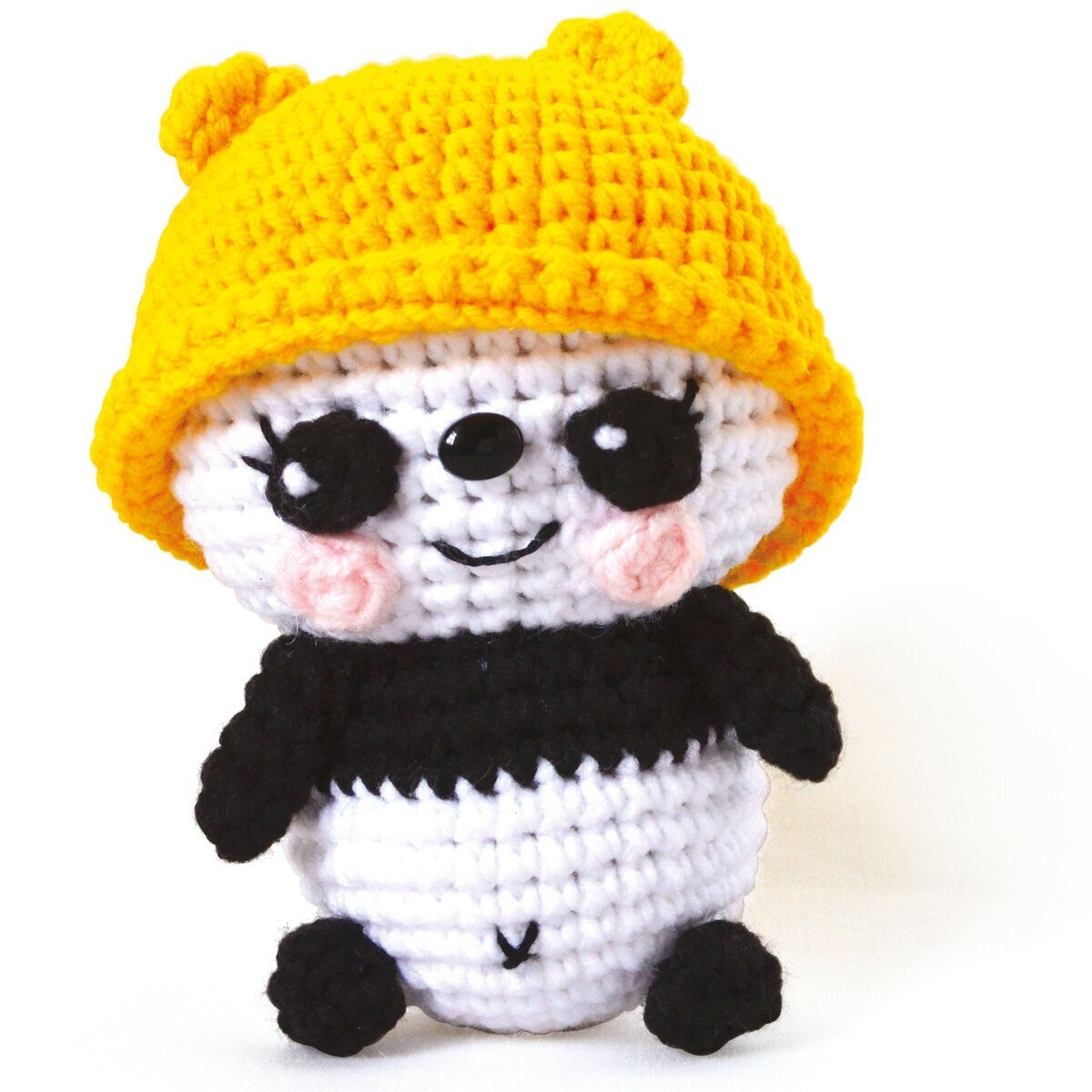 Zestaw do szydełkowania Panda Amigurumi 10cm