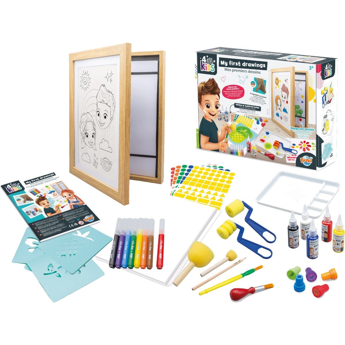 Buki Moje Pierwsze Rysunki zestaw dla 3-latka | Dadum