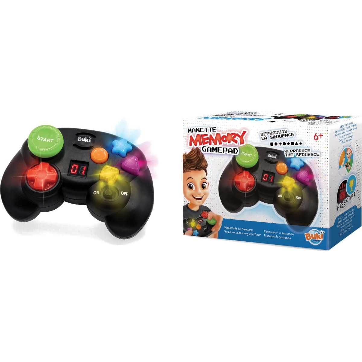 Buki Elektroniczna gra pamięciowa - odtwarzanie sekwencji +5