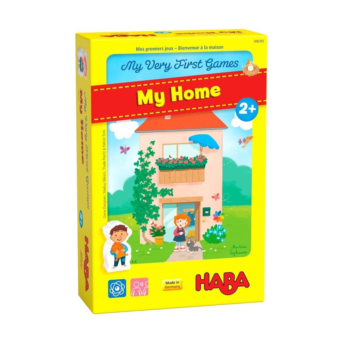 Haba Gra edukacyjna Mój domek dla dzieci 2+