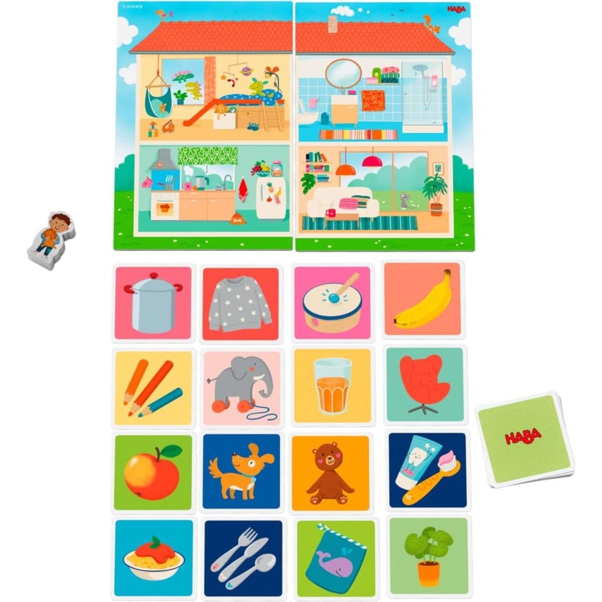 Haba Gra edukacyjna Mój domek dla dzieci 2+