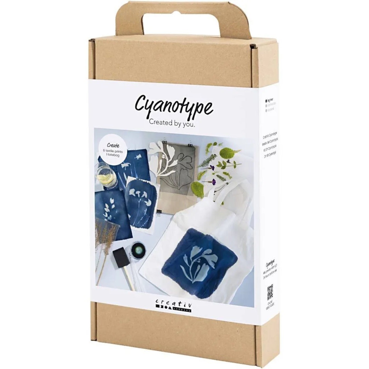 Zestaw DIY do cyjanotypii na tkaninie, Creativ