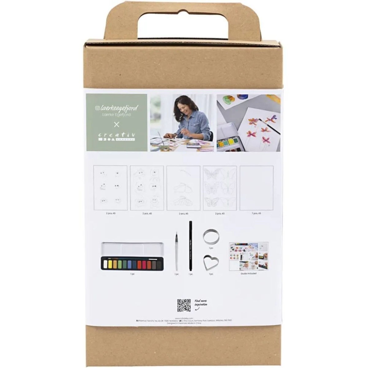 Zestaw do nauki techniki akwarelowej "mokre na mokre"