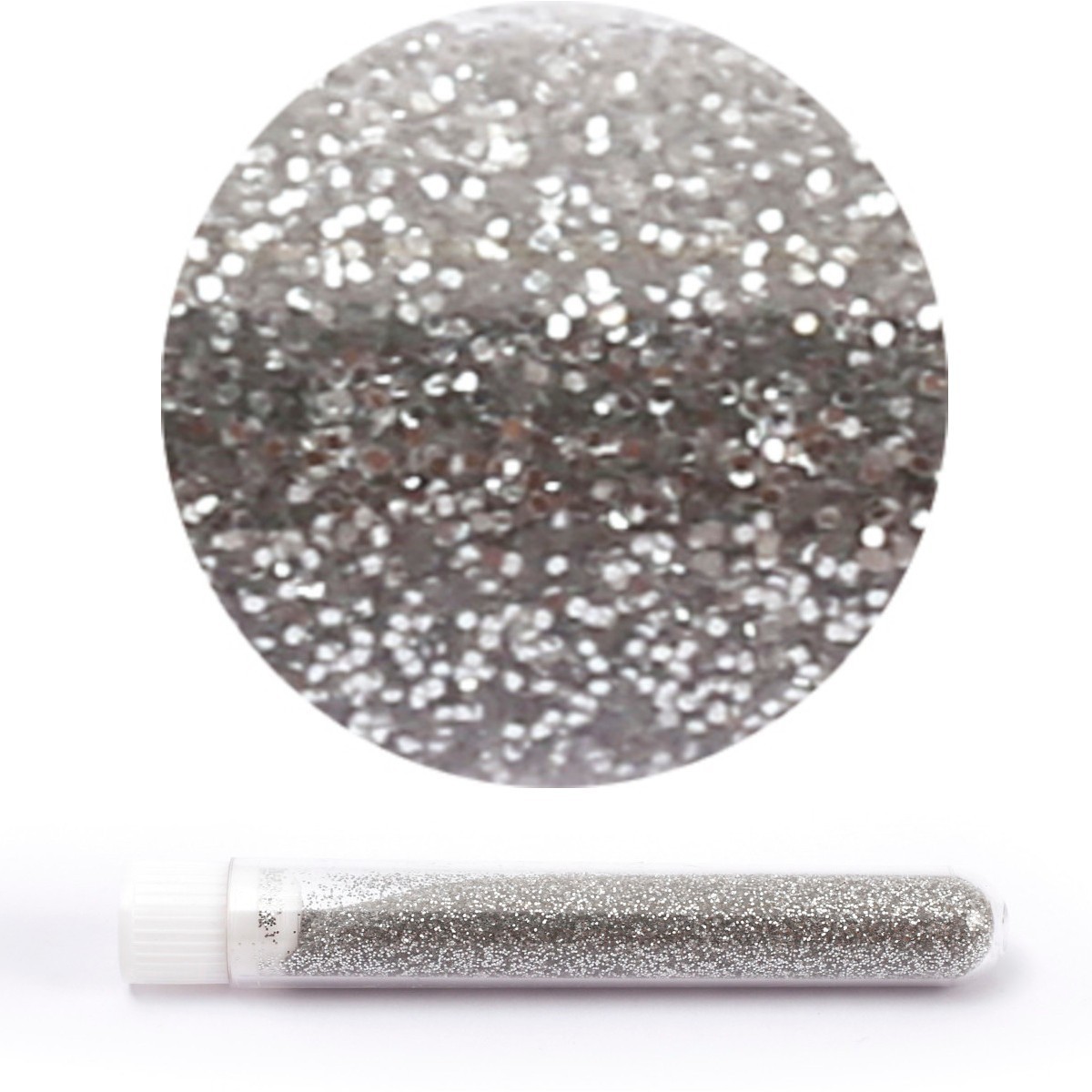 Brokat sypki srebrny biodegradowalny 2,7g | Dadum Kraków