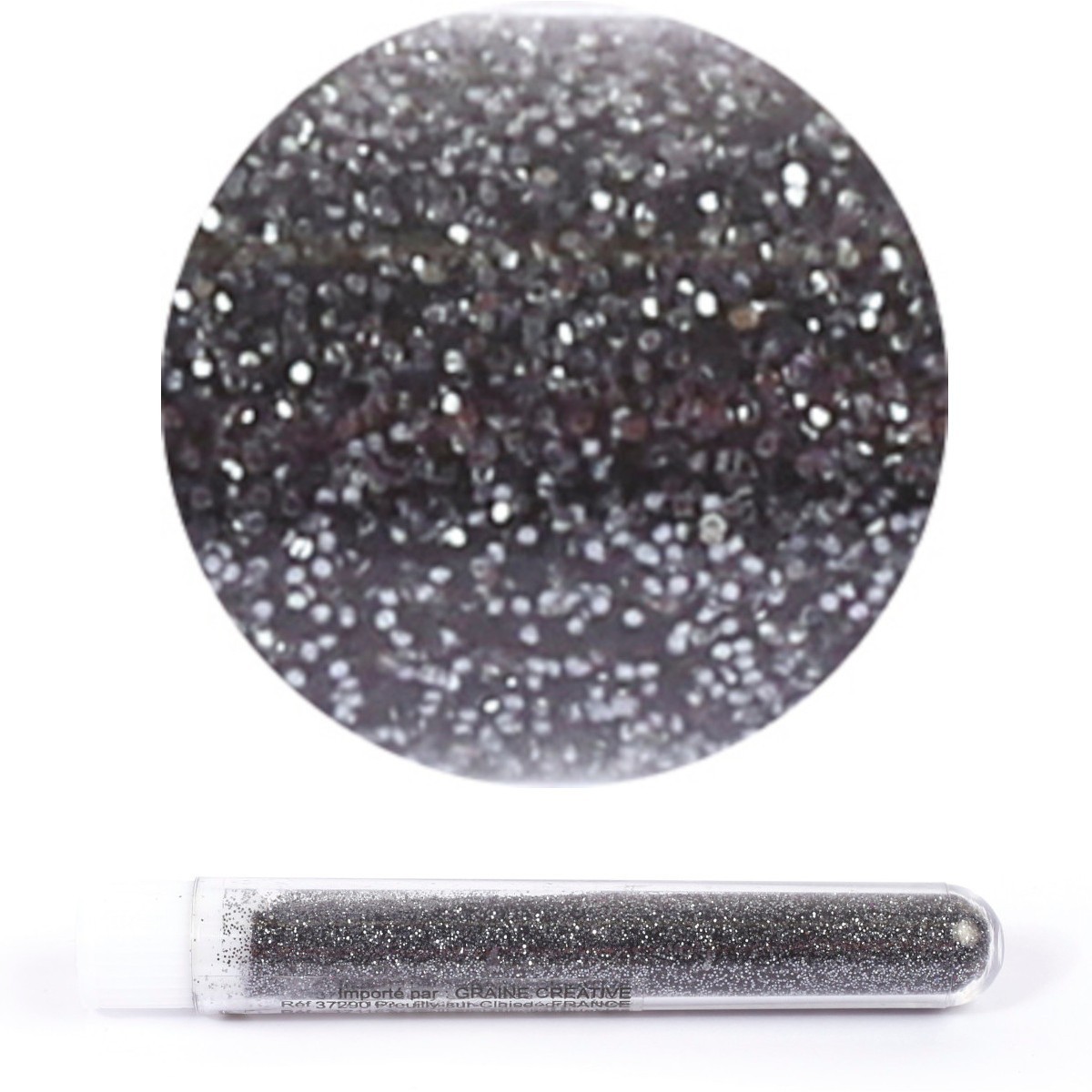 Brokat sypki antracytowy biodegradowalny 2,7g | Dadum Kraków