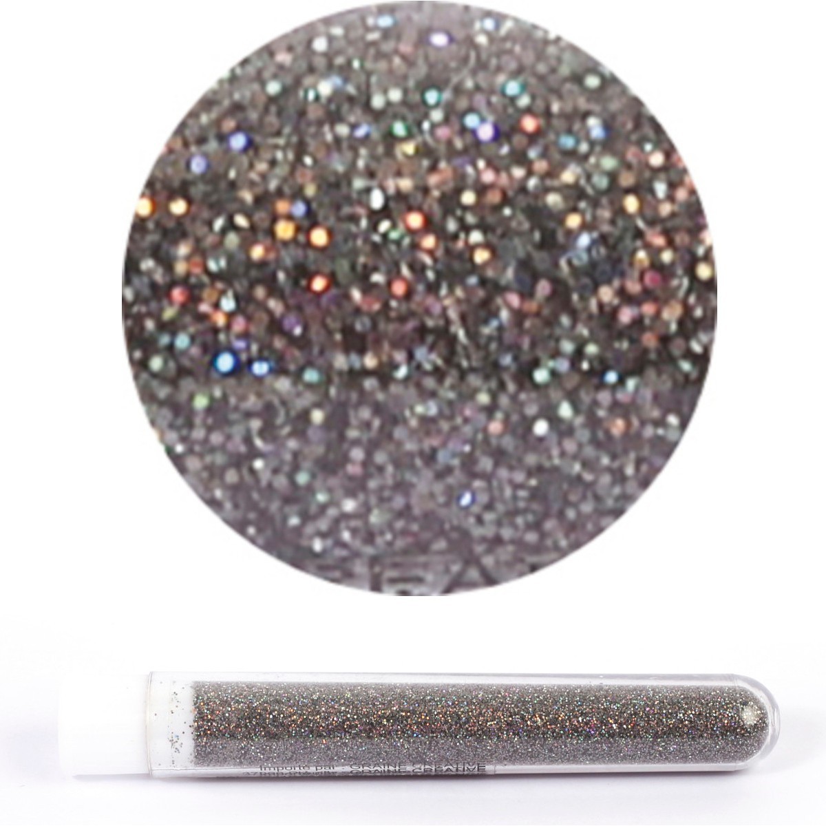 Brokat sypki szary biodegradowalny 2,7g | Dadum Kraków