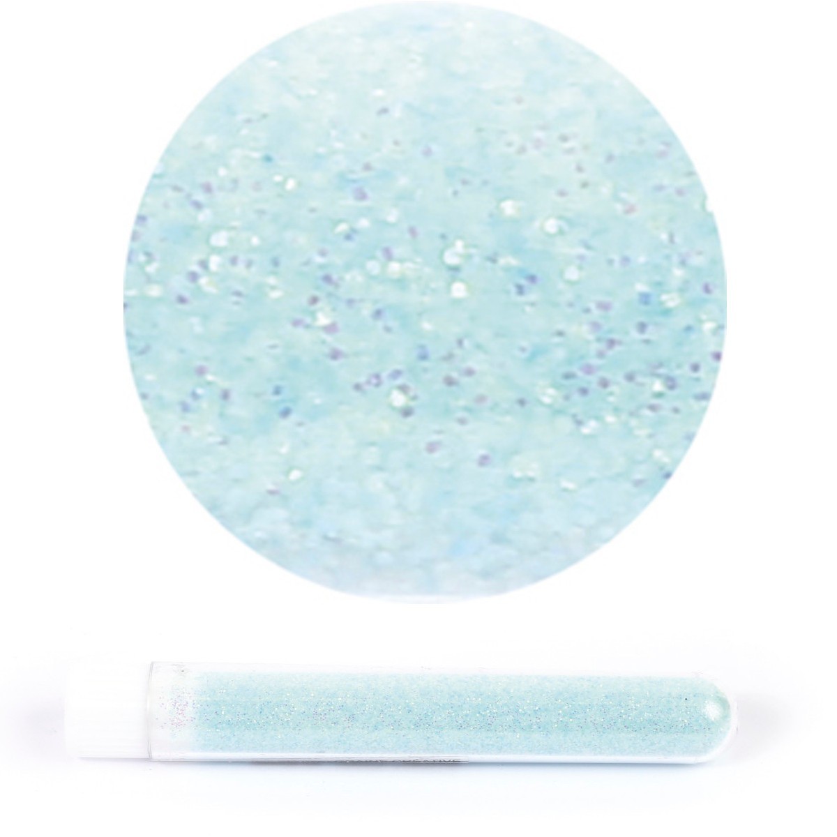 Brokat sypki niebieski pastelowy biodegradowalny | Dadum