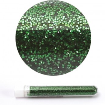 Brokat sypki ciemnozielony biodegradowalny | Dadum Kraków