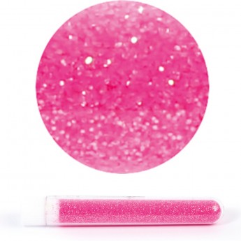 Brokat sypki różowy fluorescencyjny biodegradowalny | Dadum