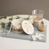 Okrągłe pudełko z żywycy zestaw DIY Gołąb off-white | Dadum Okrągłe pudełko z żywycy zestaw DIY Gołąb off-white | Dadum